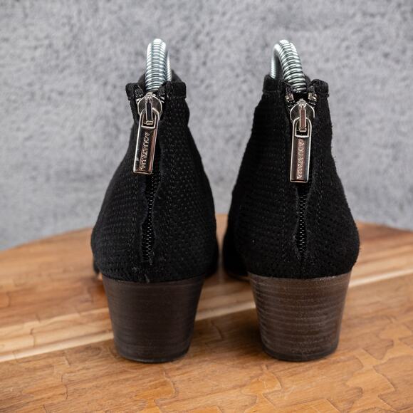 Aquatalia by Marvin K. 'Xcellent' Perforated Suede Bootie Womens Size 7 - Picture 4 of 6